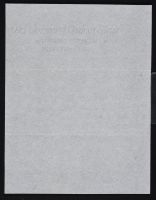 Handwritten letter