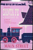 Board The Santa Fe Main Street - before (Poster)