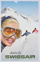 Swissair - Mounted (Poster)