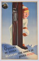 8 Jours De Neige - Mounted (Poster)