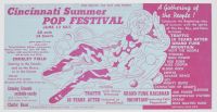Cincinnati Pop Festival - Flattened (Poster)